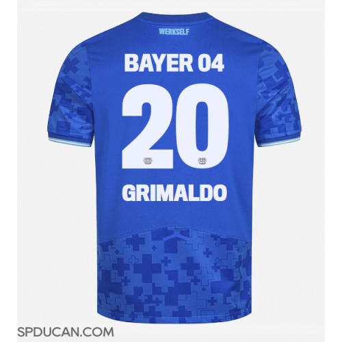 Muški Nogometni Dres Bayer Leverkusen Alejandro Grimaldo #20 Rezervni 2025-26 Kratak Rukav